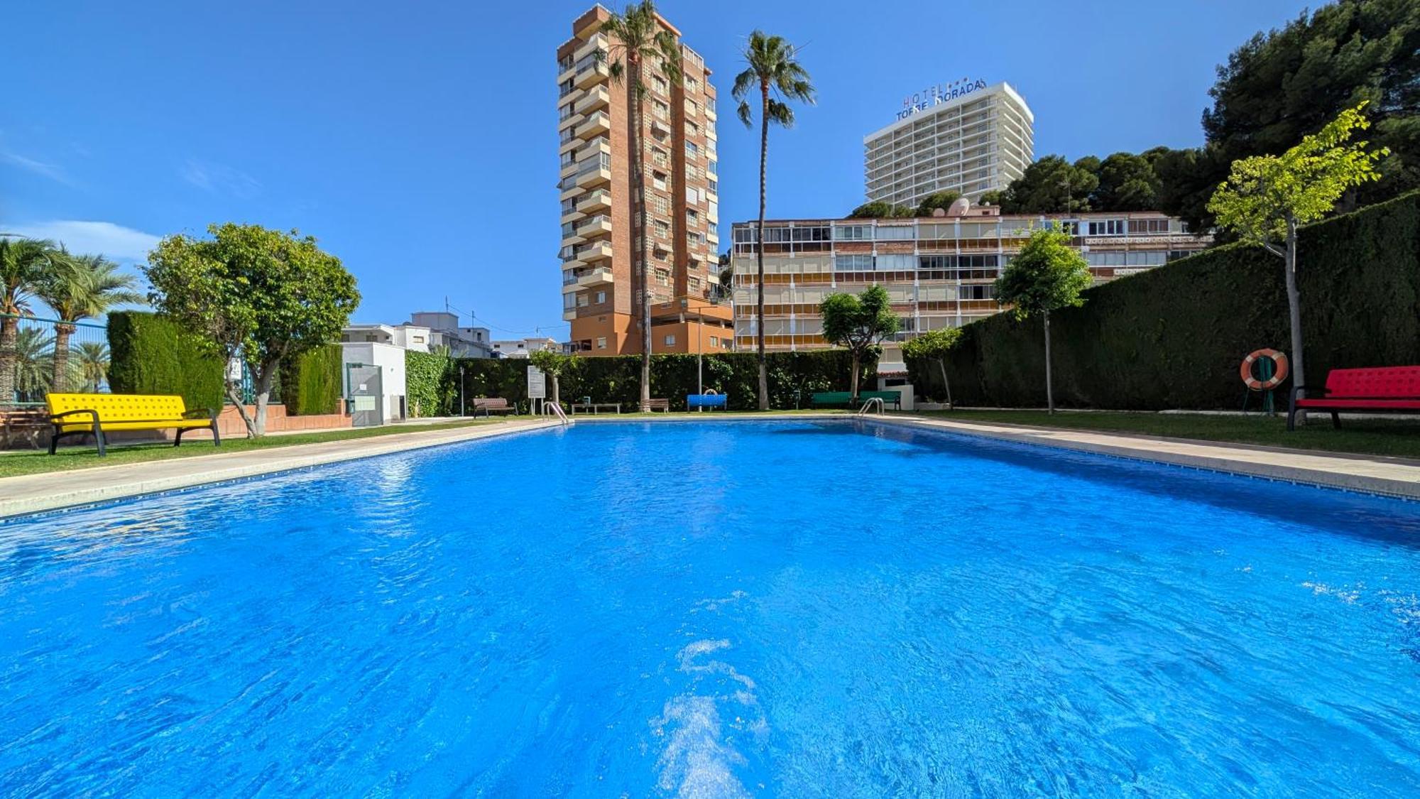 Coblanca Blue Sky Apartment Benidorm Bagian luar foto